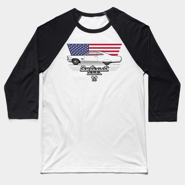 Multi-Color Body Option Apparel - Detroit iron Baseball T-Shirt by JRCustoms44